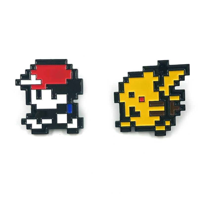 Bolsa de Ombro Pokemon Trainer + Pin Pixel Art Bolsas e Mochilas GatoGeek 
