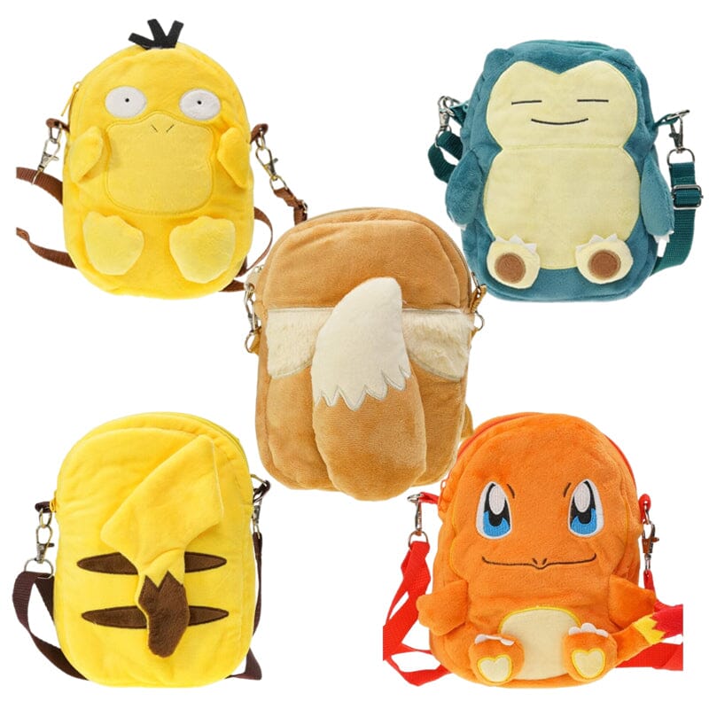 Shoulder bag bolsa lateral Pokemon pikachu face desenho anime geek