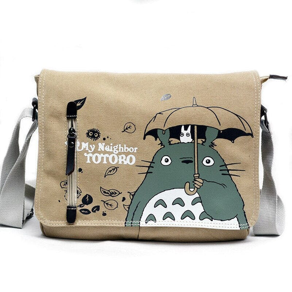 Cópia de childhood Anime Cute Totoro Cartoon Canvas Messenger Bag Kawaii Teenager Boys Girls Single Shoulder School Bag Crossbody Handbag 0 GatoGeek A 