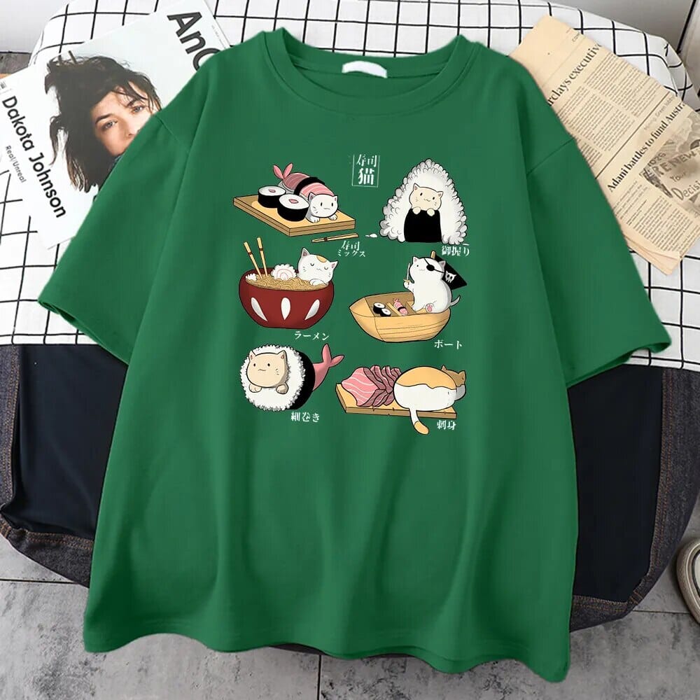 Camiseta Sushi Cat GatoGeek