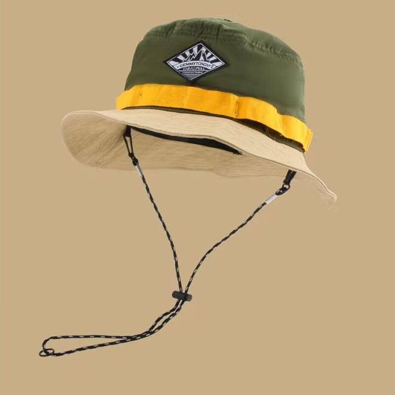 Japanese Quick-drying Packable Hat Fisherman Hat Women Summer Sun Hanging Bag Mountaineering Leisure Vacation Visor Basin Hat 0 GatoGeek Army Green M 56-58cm 