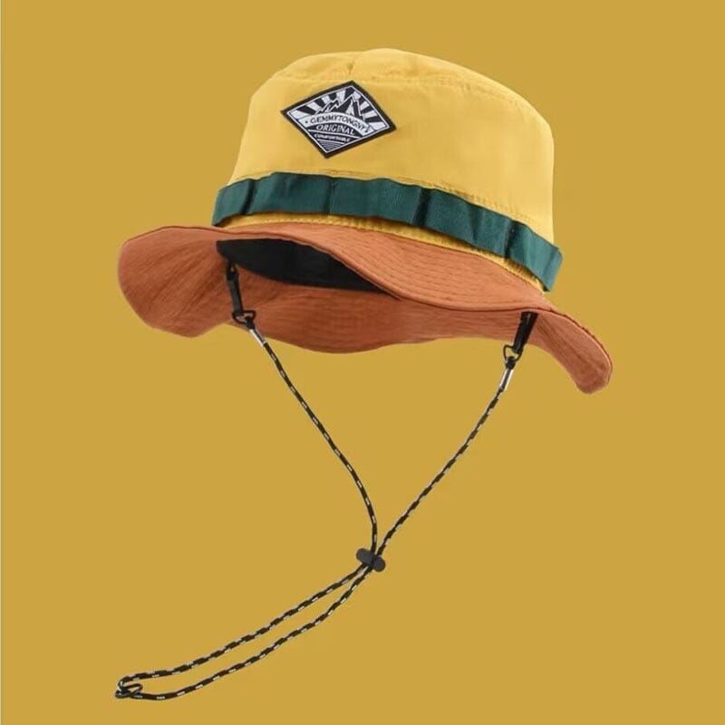 Japanese Quick-drying Packable Hat Fisherman Hat Women Summer Sun Hanging Bag Mountaineering Leisure Vacation Visor Basin Hat 0 GatoGeek Yellow M 56-58cm 