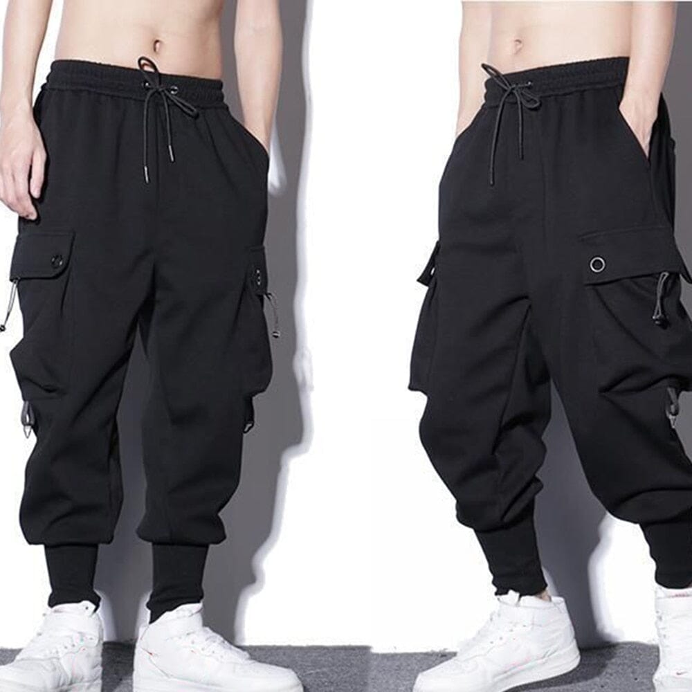 Loose Harem Pants Men Cargo Trousers Hip Hop Outdoor Casual Ankle Length Pant Fashion Streetwear Pocket Sweatpants 0 GatoGeek 