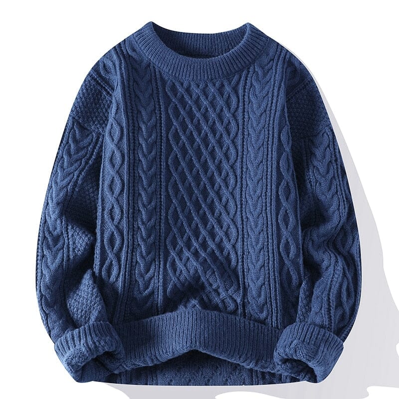 Suéteres Unissex Simples de Inverno Suéter GatoGeek Azul P (M) 
