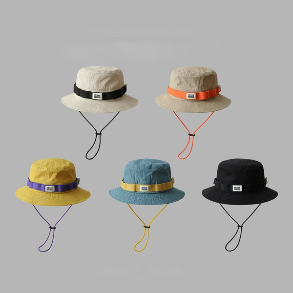Sunshade Sun Protection Hat In Summer Color Outdoor Hiking Big Brim Basin Hat Thin Waterproof UV Fisherman Hat Man 0 GatoGeek 